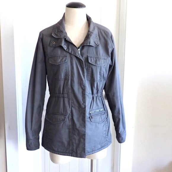 Toad & Co Organic Cotton Wool Ghostwriter Utility Jacket in Slate Gray Size S - Picture 2 of 11